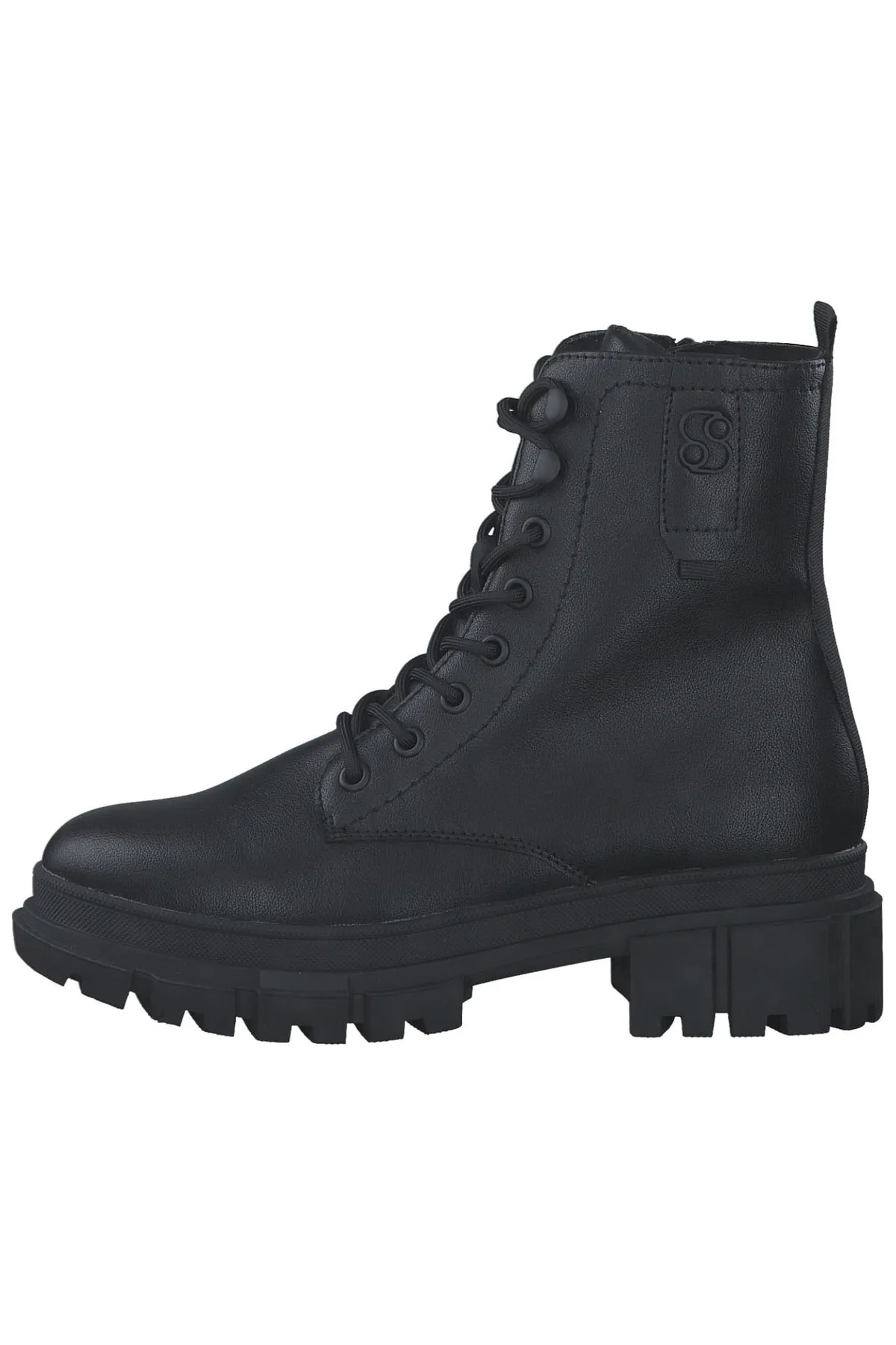 s.Oliver  Stiefelette - Schwarz - Blockabsatz