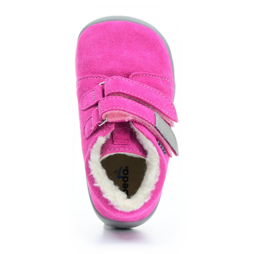 Beda Rebecca mit Membran (BF 060010/W) rosa Winterbarfußschuhe