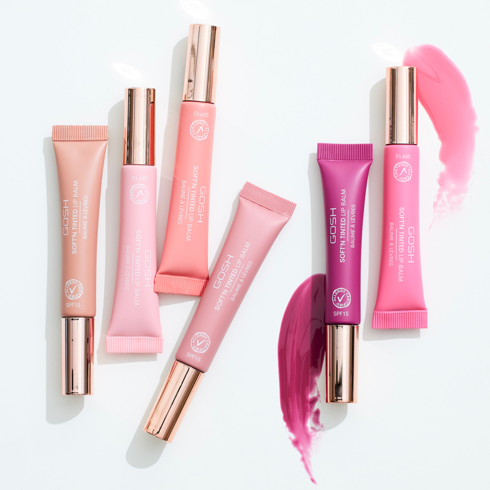 gosh copenhagen Soft`n Tinted Lip Balm - 006 Berry SPF15 - Allergy Certified 8ml GOSH Baume à lèvres hydratant et teinté
