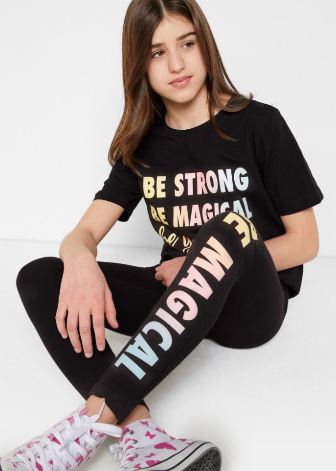Mädchen T-Shirt + Leggings (2tlg. Set)