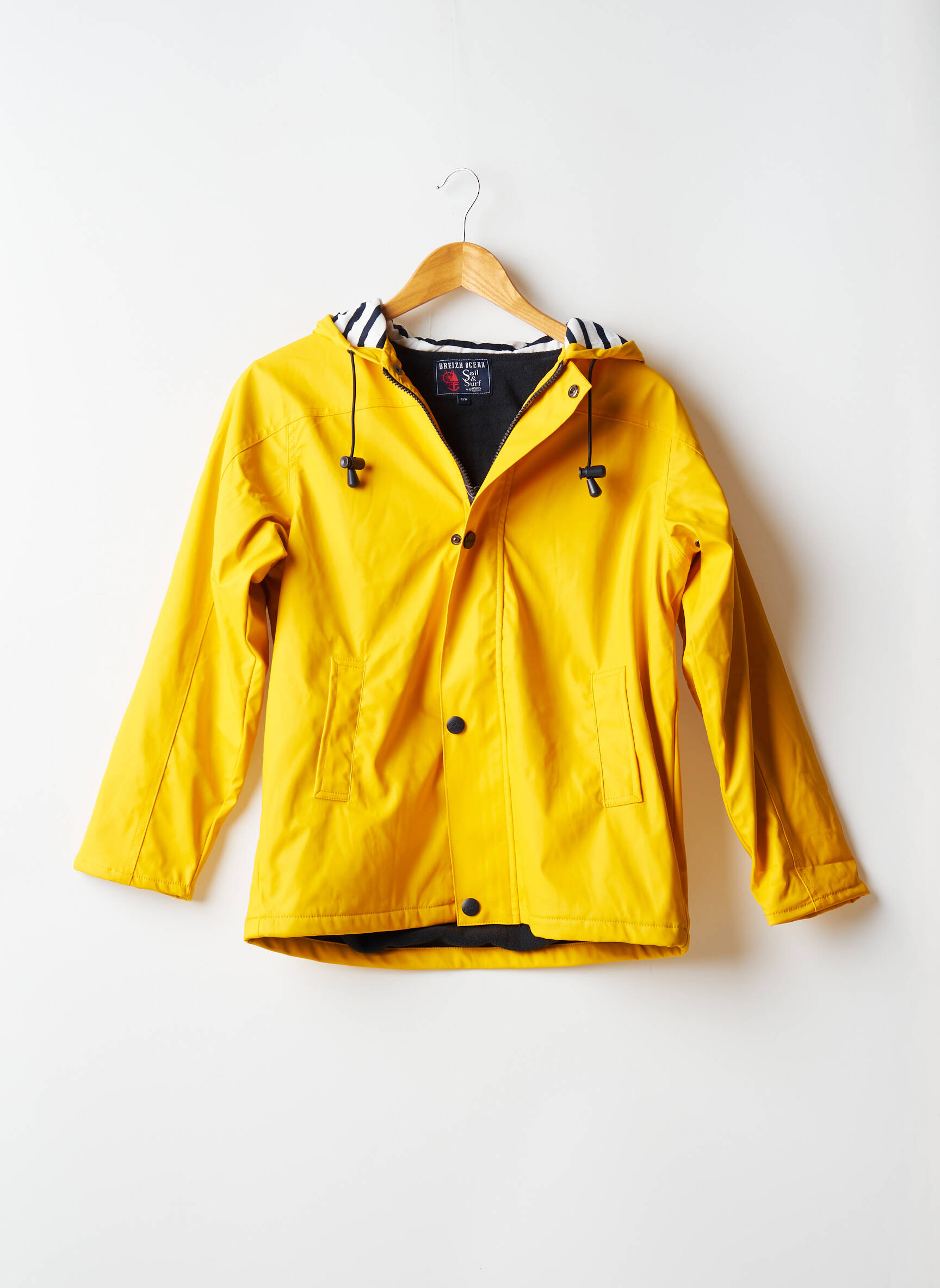 Breizh Ocean Impermeables Trenchs Fille couleur jaune