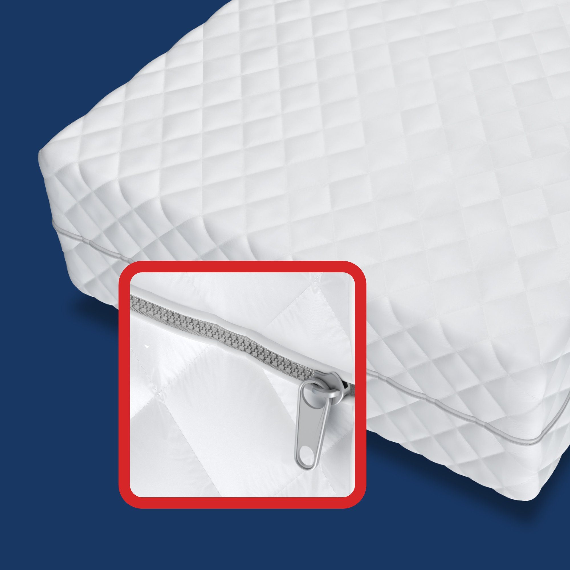 Taschenfederkernmatratze POTENZA, FDM, 16 cm hoch, (1), Wendematratze, 7 Zonen, H3