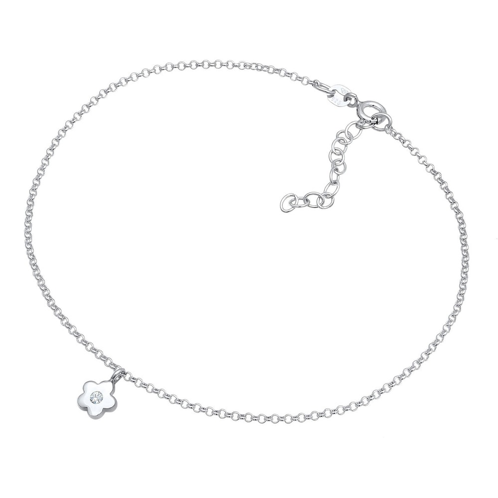 Elli Elli Bracelet de Cheville Femmes bracelet de cheville pendentif Fleur simple avec Bijoux