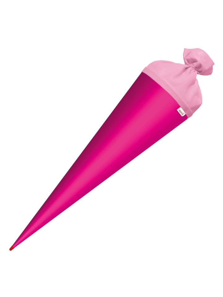 ROTH Bastel-Schultüte groß pink 70 cm Filzverschluss pink in Pink günstig kaufen onesize