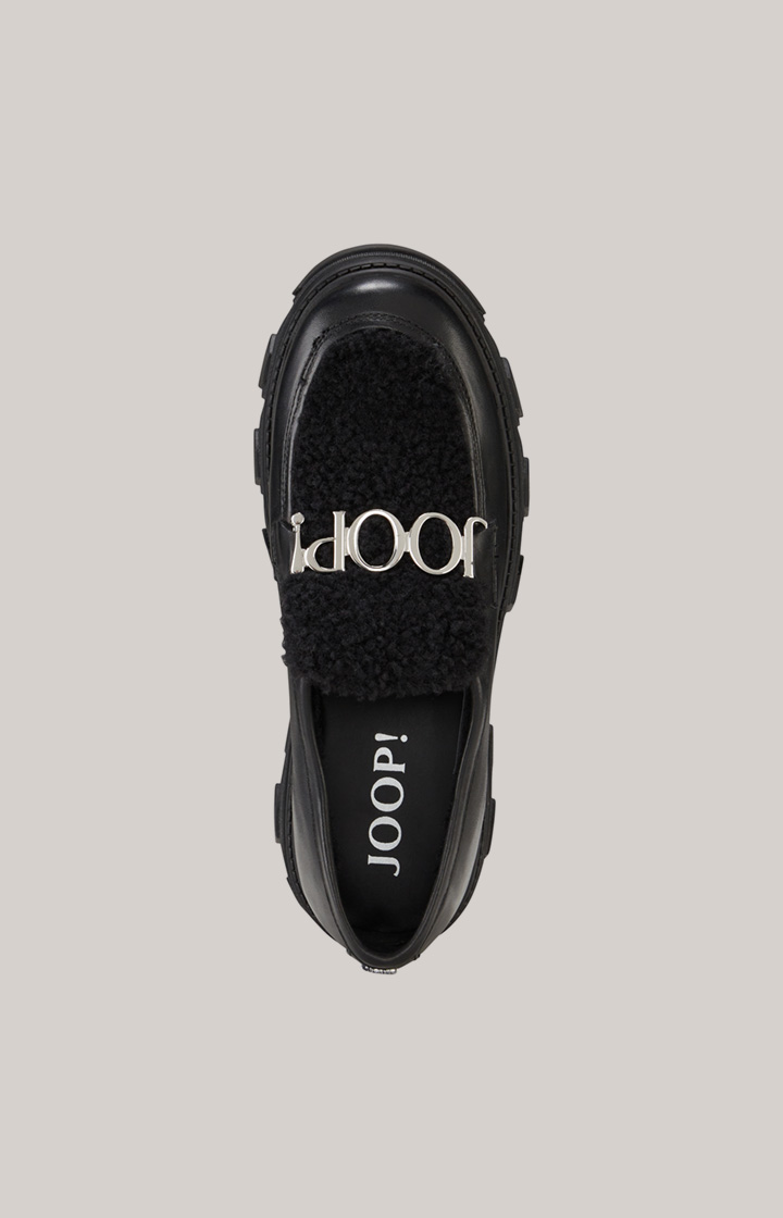Loafer Peluche Camy Slip-on in Schwarz