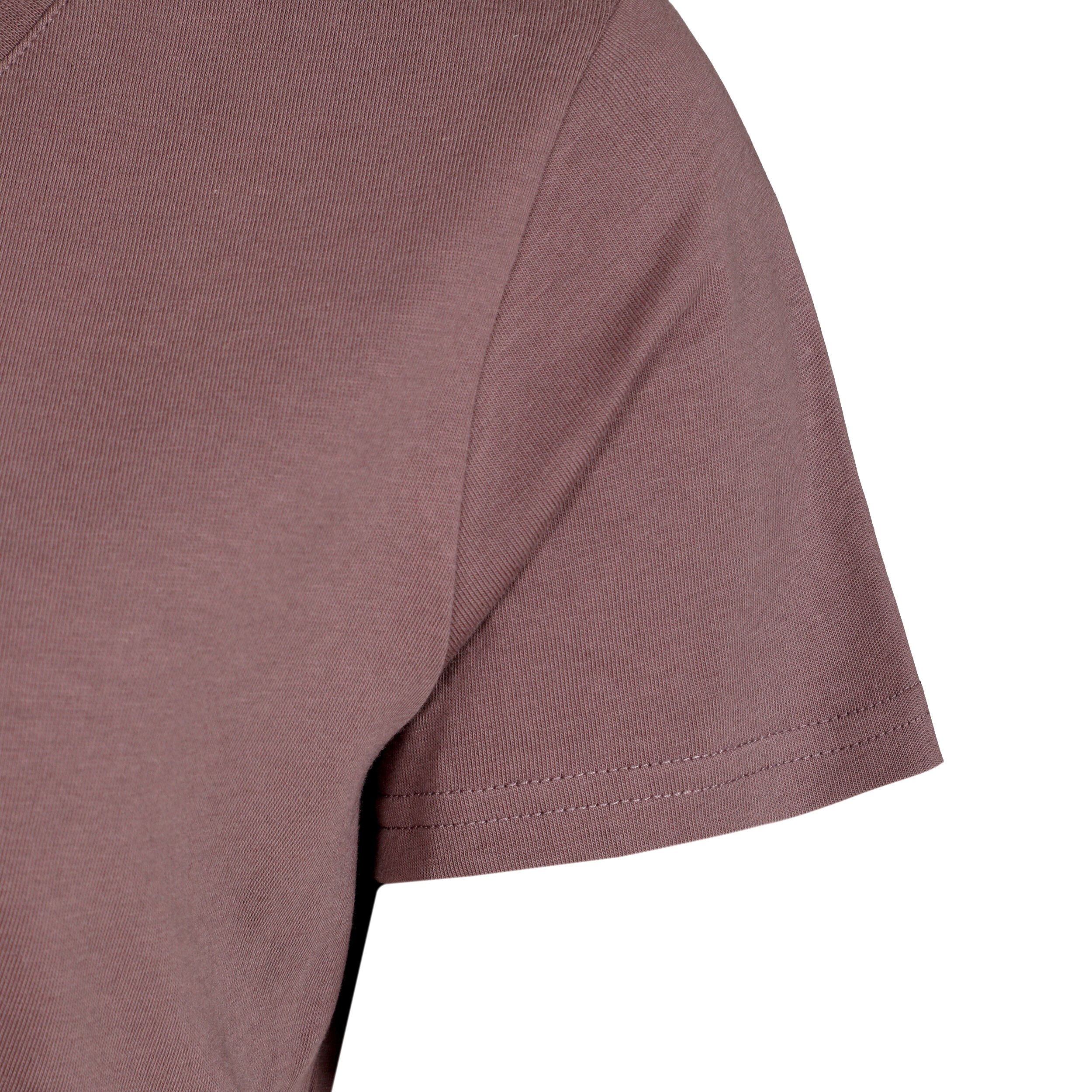 Crossroad Baseline Glitter T-Shirt Damen - Lila, Weiß