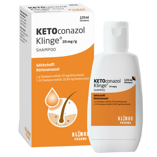 KETOCONAZOL Klinge 20 mg/g Shampoo  120 ml  Shampoo