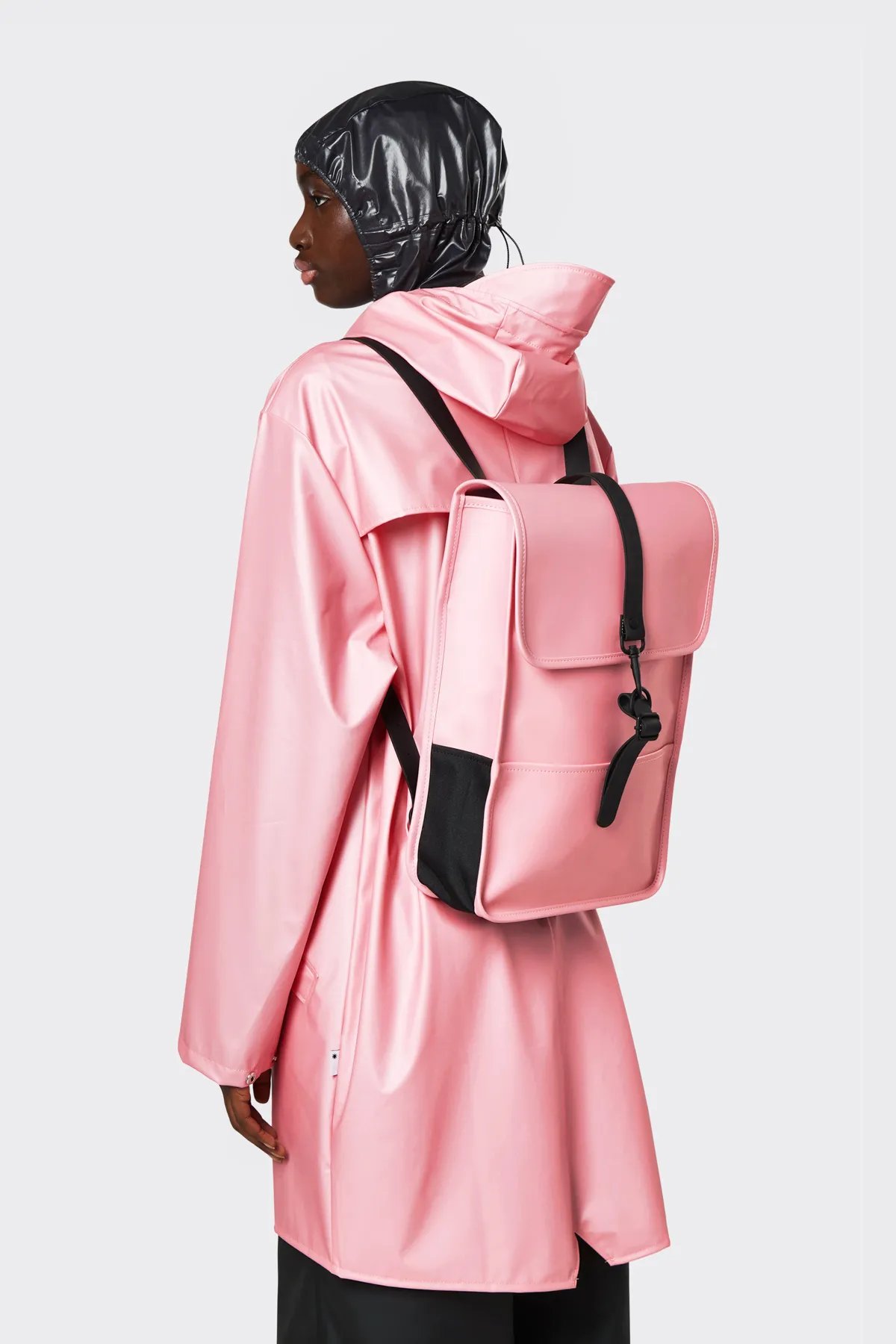 Rains  Rucksack - Rosa - Unifarben