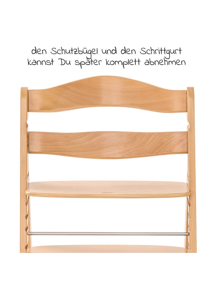 Hauck Hochstuhl Alpha Plus Natur - im Sparset inkl. in beige,schwarz günstig kaufen onesize