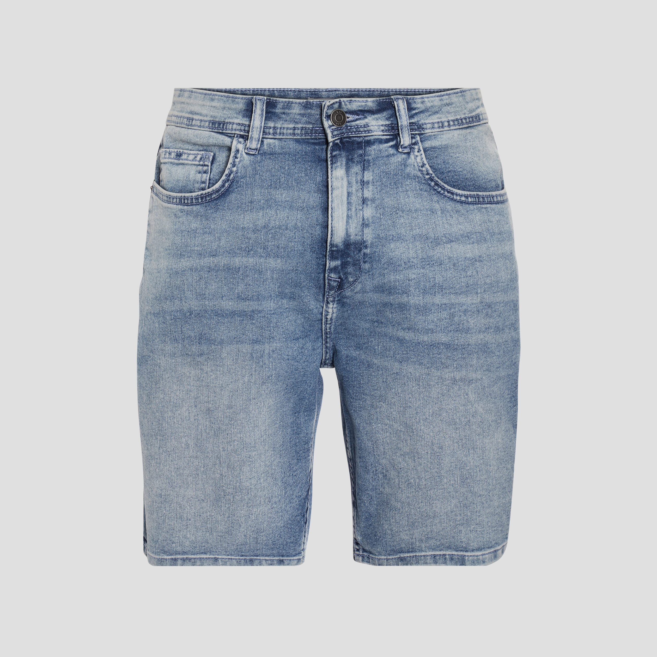 Bermuda regular denim bleach homme | La Halle