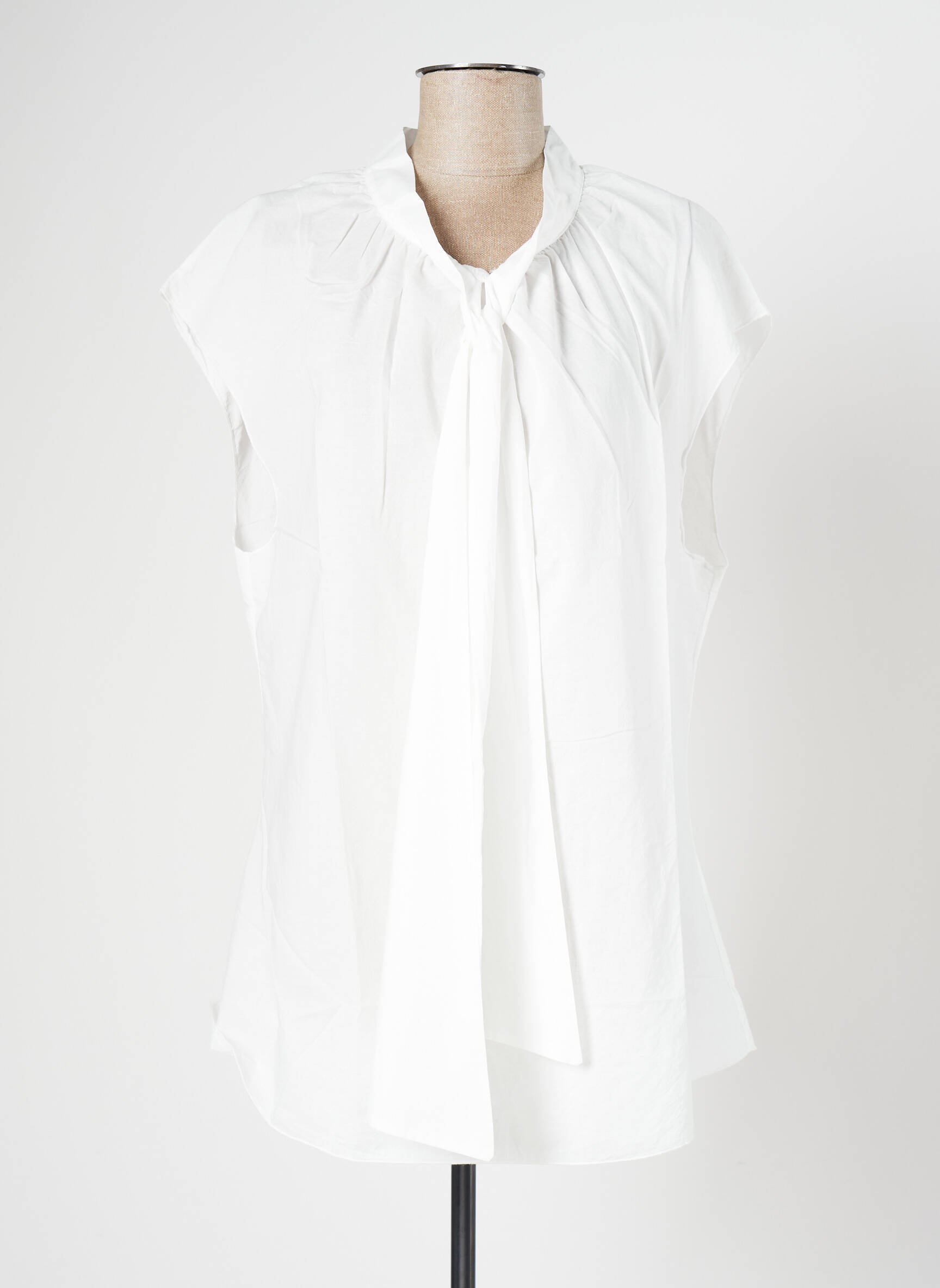 Blanc Boheme Tuniquemanchecourte Femme couleur blanc