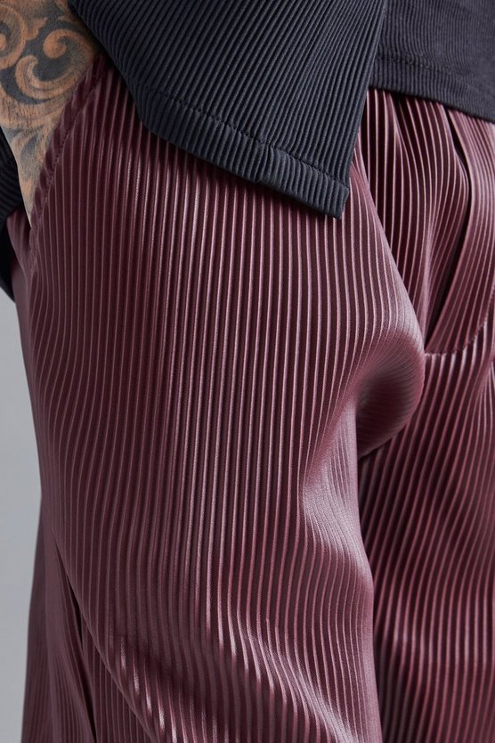 Gerade PU-Hose mit elastischem Bund