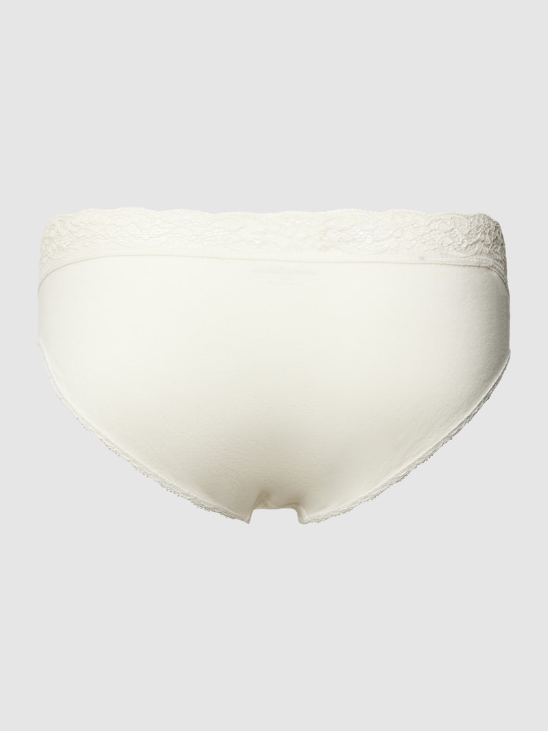 Umstands-String mit Spitzenbesatz im 2er-Pack Modell 'MLALISA' in weiß
