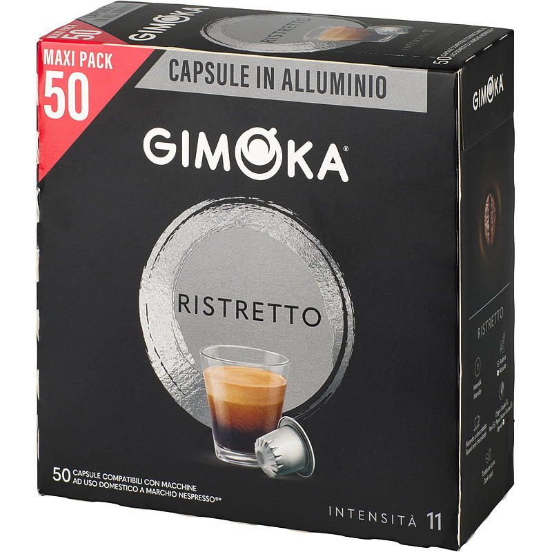 Gimoka Kaffekapsler 50 stk Ristretto