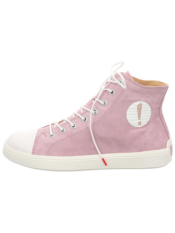 Think! Leder-Sneakers in Rosa günstig kaufen