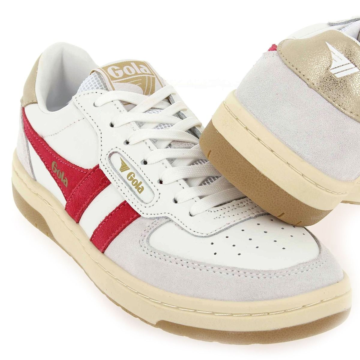 Gola  HAWK CLB336 - Blanc Rouge