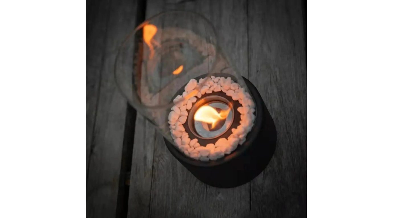 MMXX Feuerschale Tischkamin mit Bioethanol, Tischofen wärmend, indoor & outdoor
