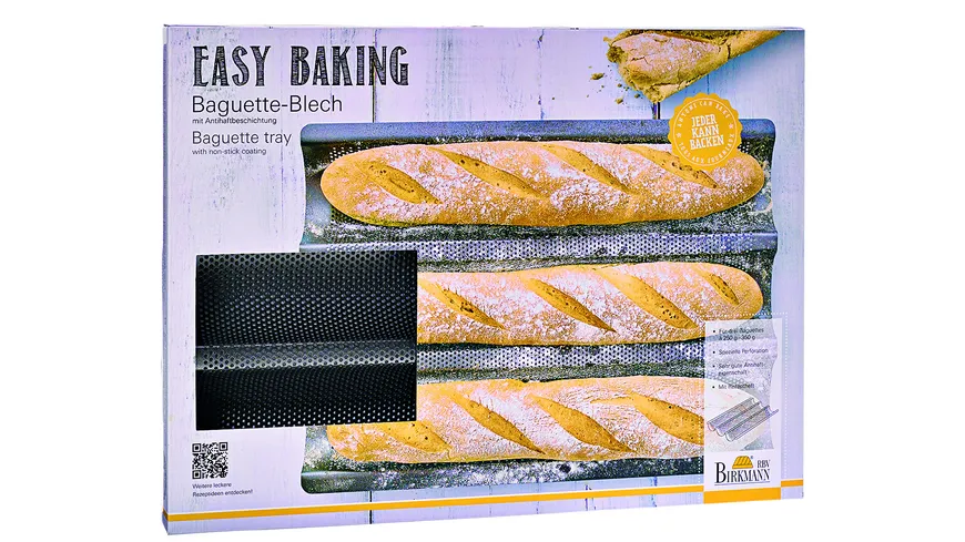 RBV BIRKMANN Baguettebackblech EASY BAKING