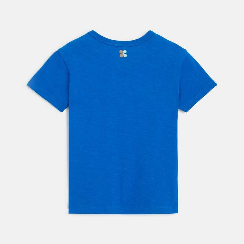 T-shirt garçon poche bleu Catimini