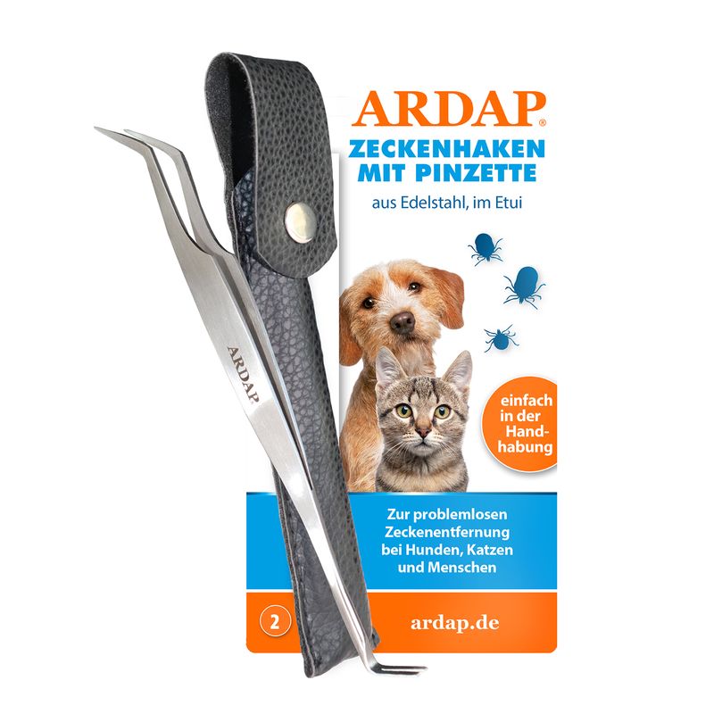 Ardap Zeckenhaken mit Pinzette zu TOP-Preisen