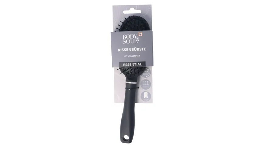 BODY&SOUL Kissenbürste mit Wellenpins