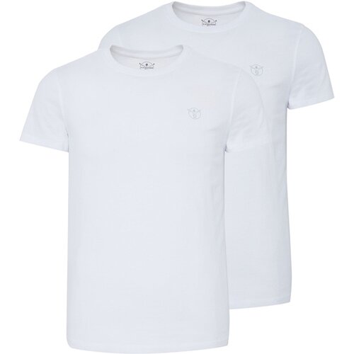 T-SHIRT DOPPELPACK MIT KLEINEM  LOGO