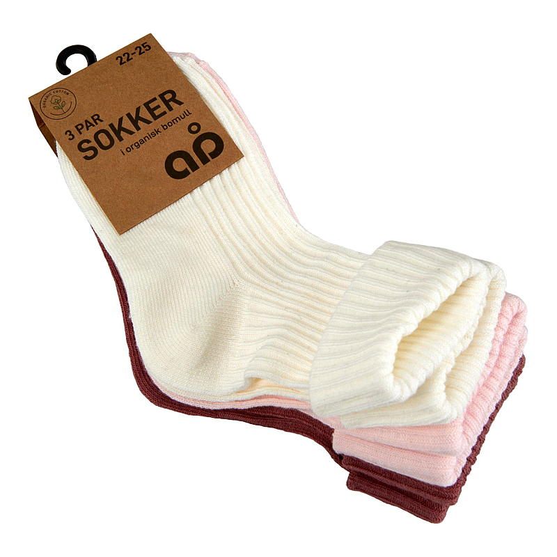Aå Sokk 3-pk str 26-30