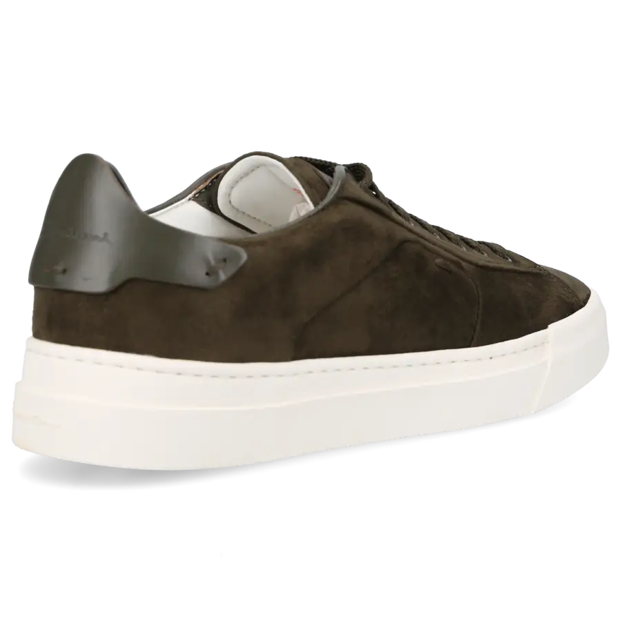 Santoni - Sneaker low 21910 Veloursleder - grün