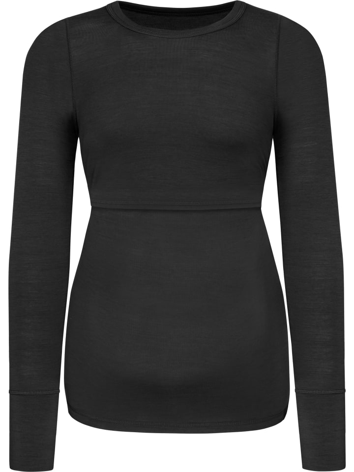 Normani Outdoor Sports Merino Umstands-Langarm-Shirt Cambria in Anthrazit günstig kaufen