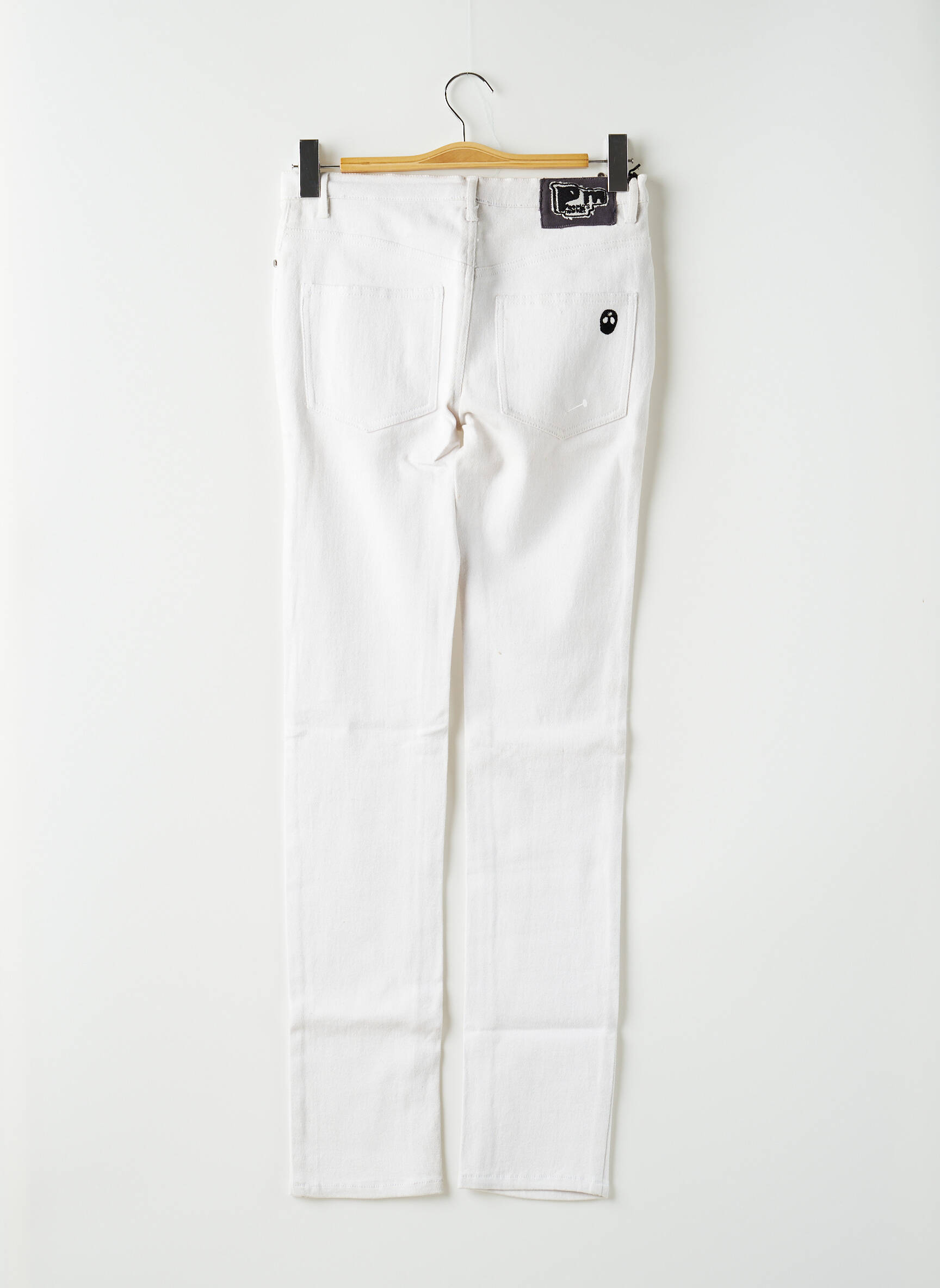 Pm Jeans Coupe Slim Femme couleur blanc