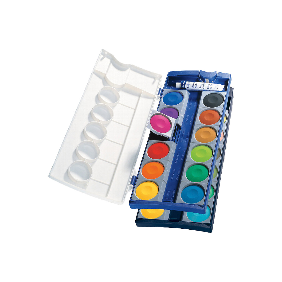 Deckfarbkasten K24, 24 Farben, inkl. Deckweiß