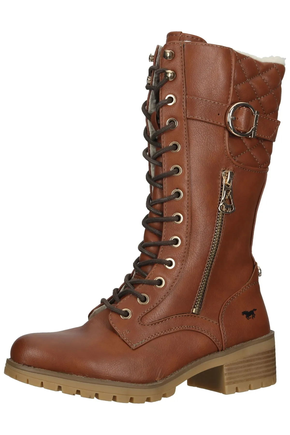 Mustang  Stiefel - Braun - Blockabsatz