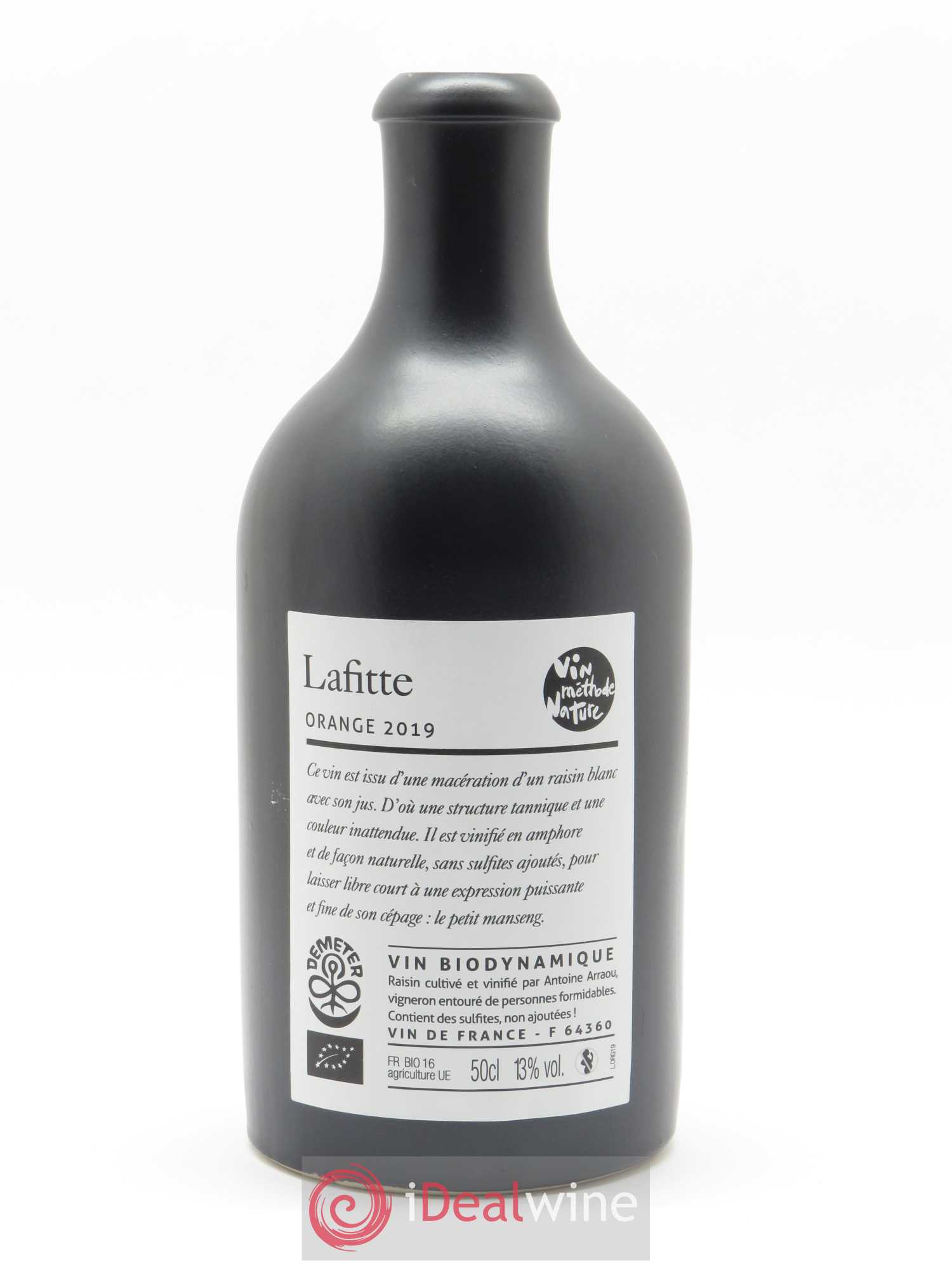 Vin de France Orange Château Lafitte (50cl) 2019 - Lot de 1 Bouteille