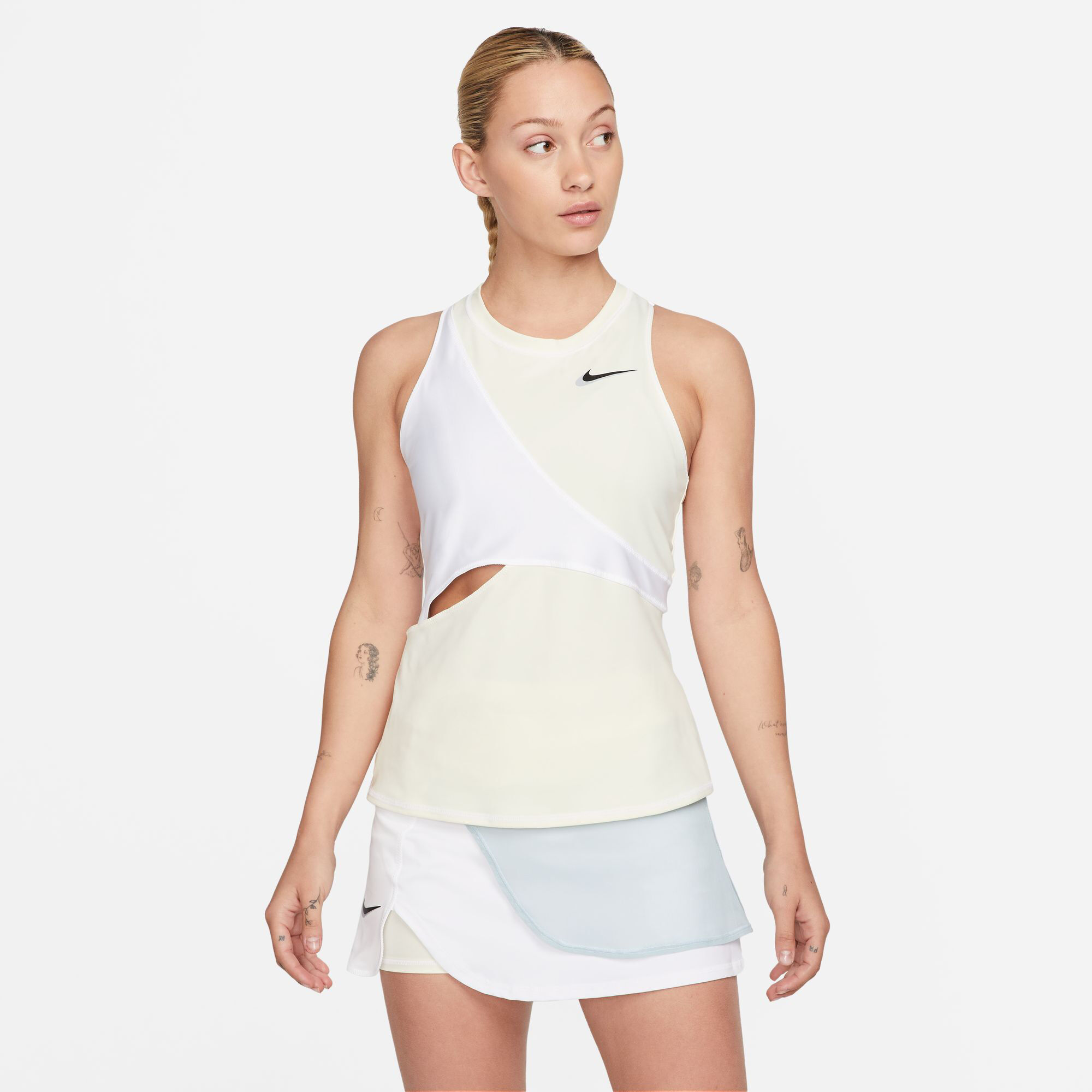 Court Dri-Fit Slam NT PS Tank-Top Damen - Creme, Weiß