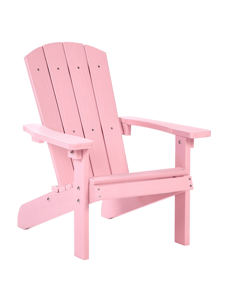 Beliani Kindersessel ADIRONDACK in Rosa - (W) 40 x (H) 64 x (L) 50 cm günstig kaufen onesize