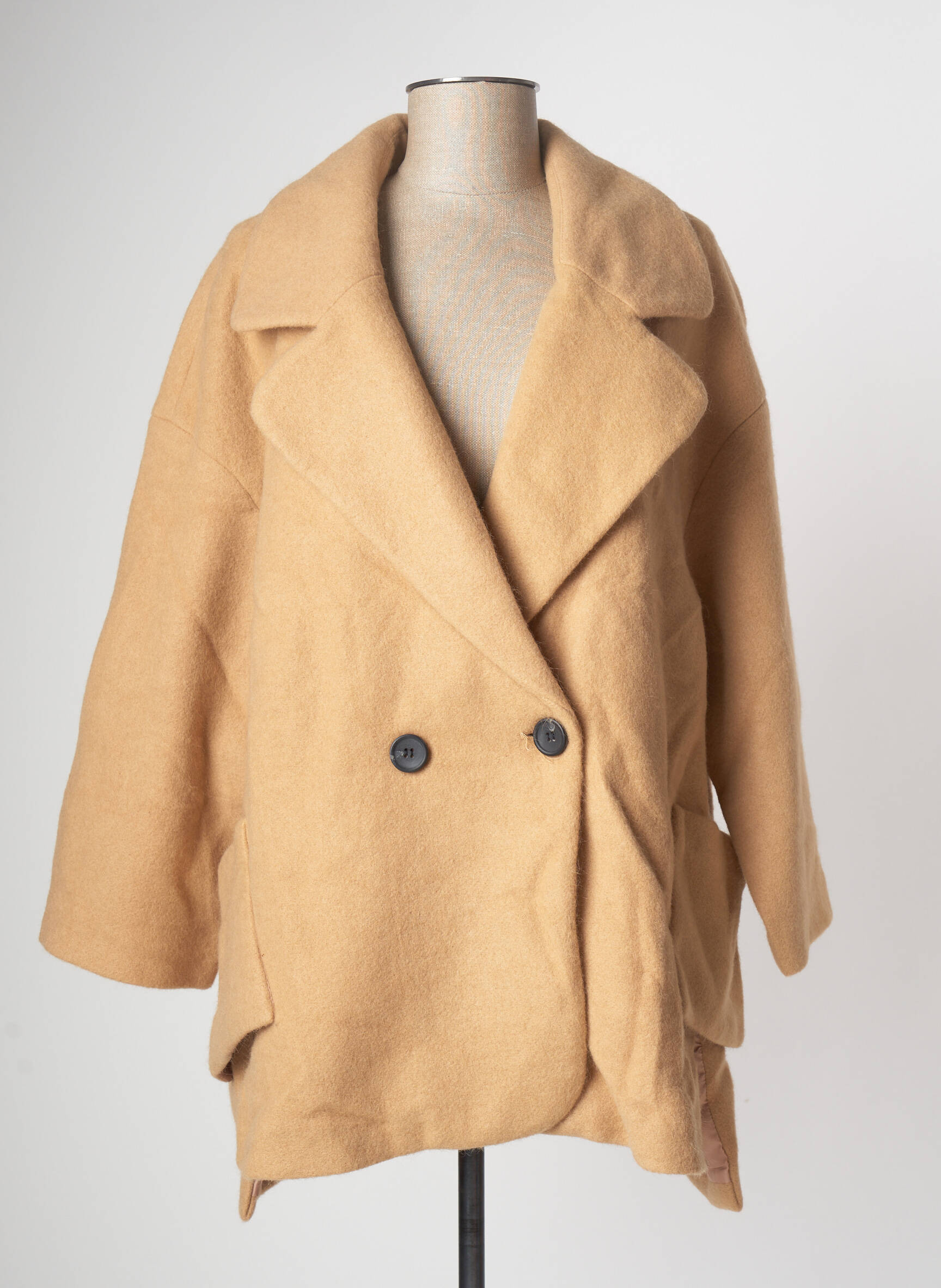 Areline Manteaux Courts Femme couleur beige