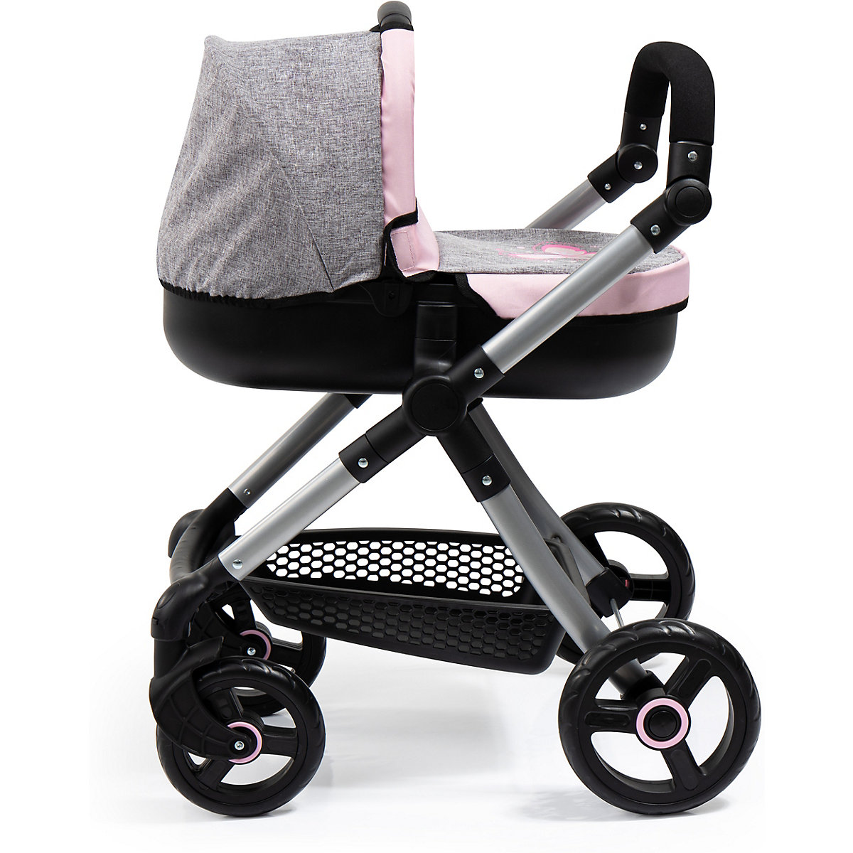 Puppenwagen Style, grau/rosa