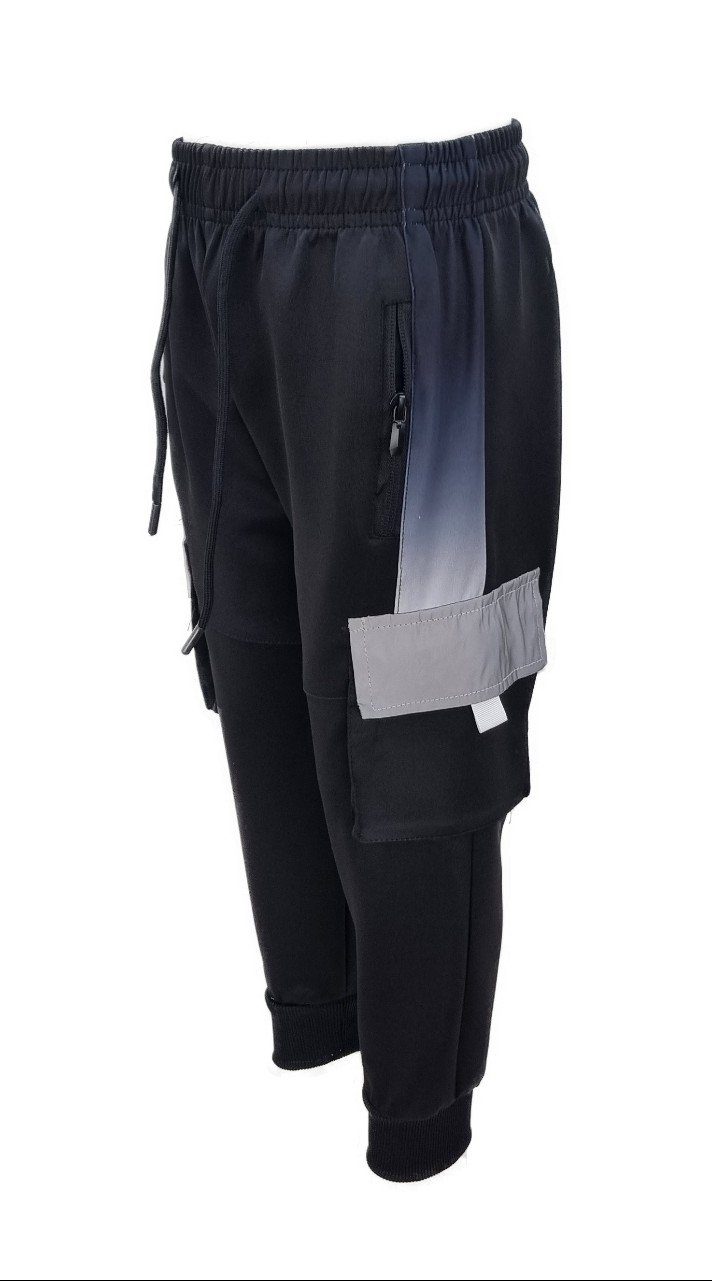 Hessis Freizeitanzug Jungen/Mädchen Trainingsanzug Freizeitanzug JF30 (Set, Jacke mit Jogginghose), Bestehend aus Jacke und Jogginghose, Cargotaschen mit Reflektor