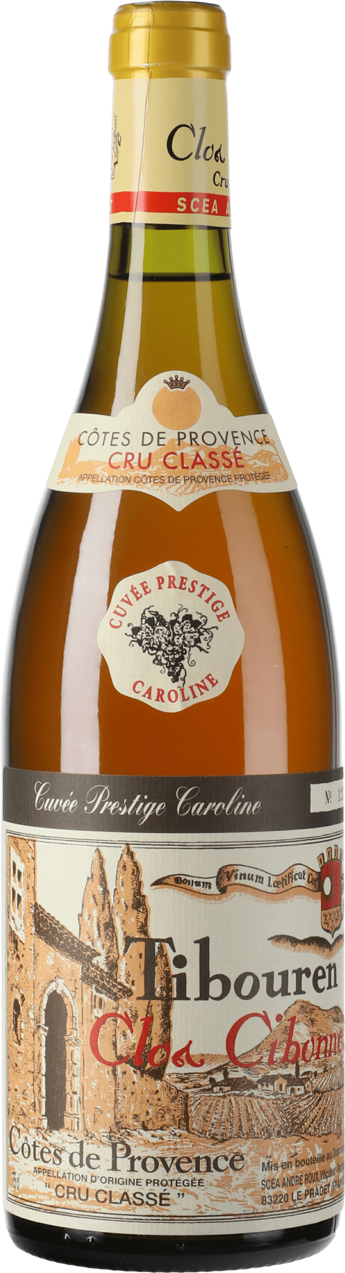 Clos Cibonne: Cuvée Prestige Caroline Cru Classé 2021