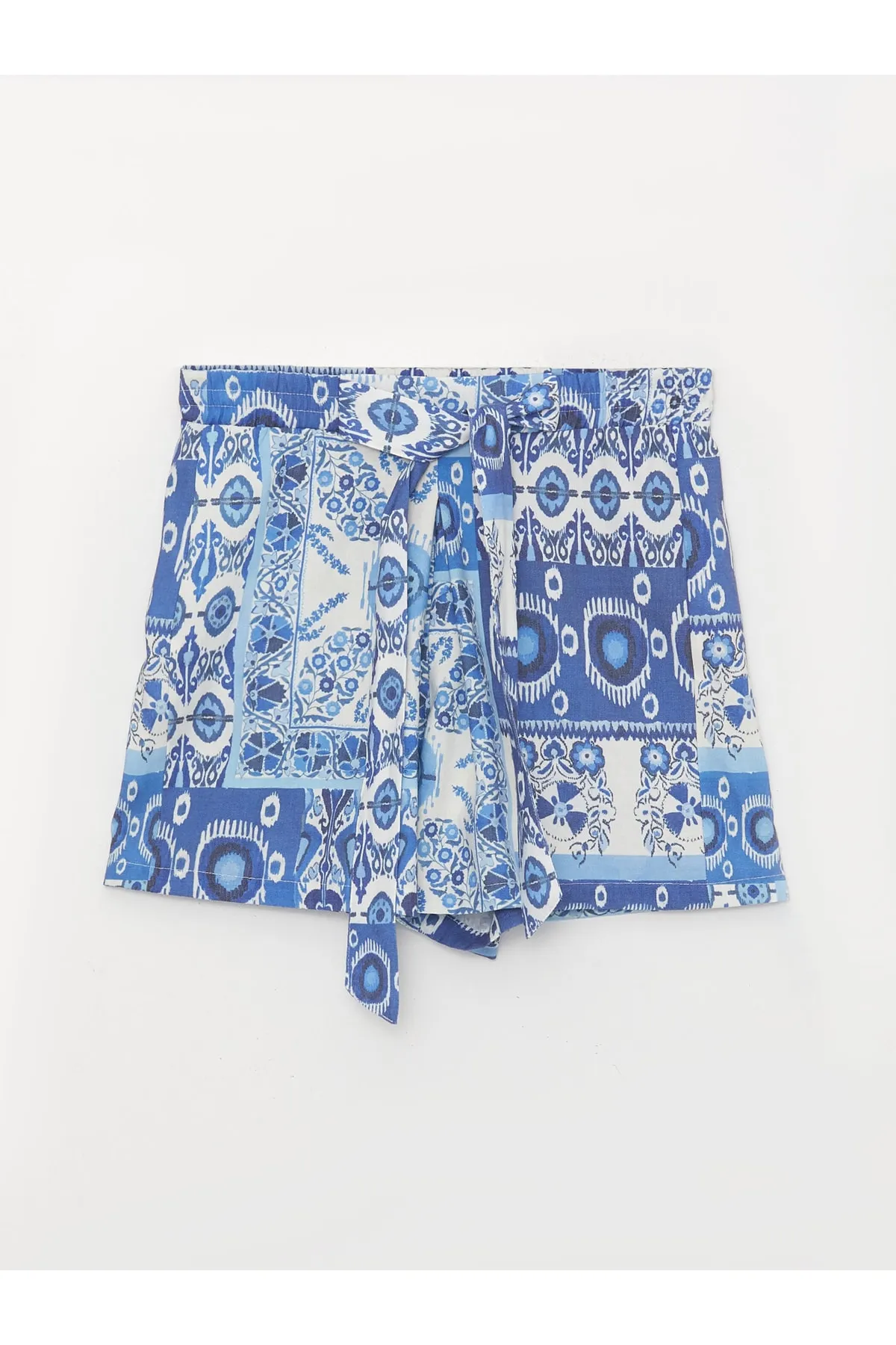 LC Waikiki  Lcw Lässige gemusterte Shorts für Damen mit elastischer Taille