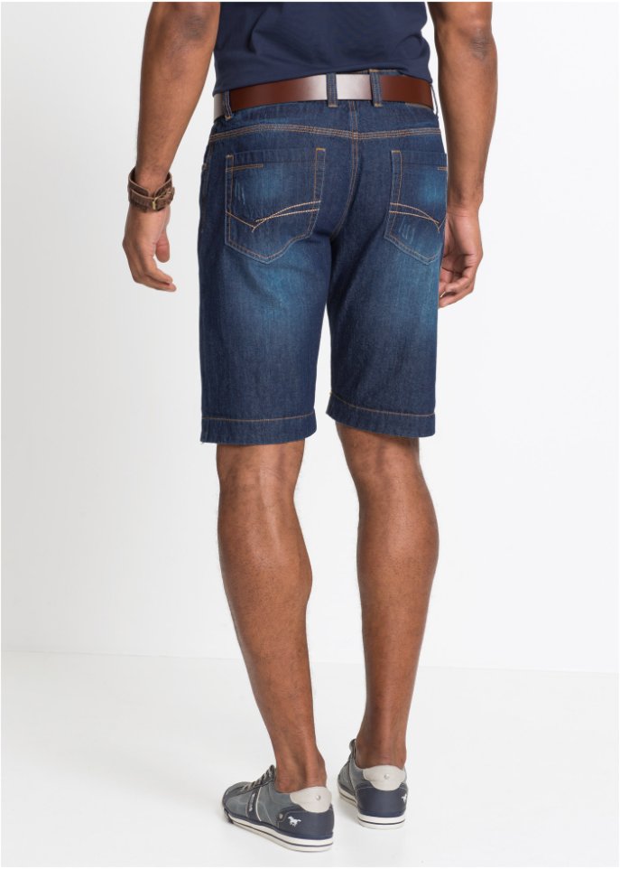 Jeans-Bermuda, Loose Fit