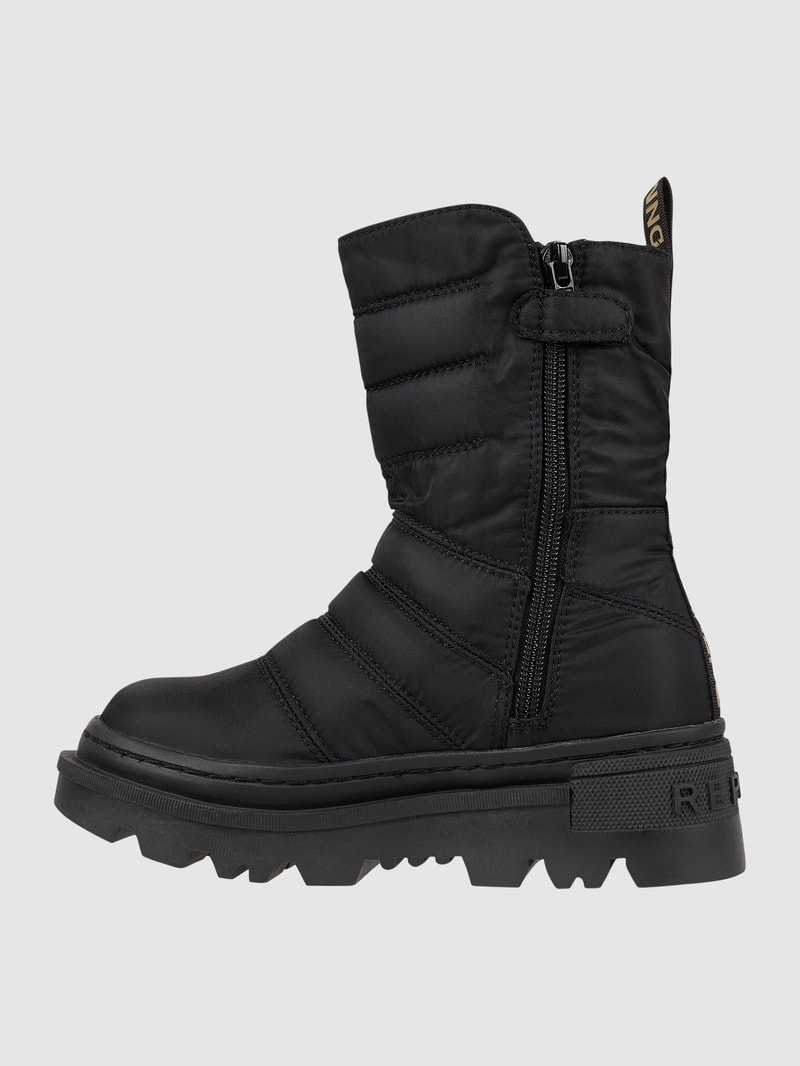 Boots aus Textil Modell 'Laser' in schwarz