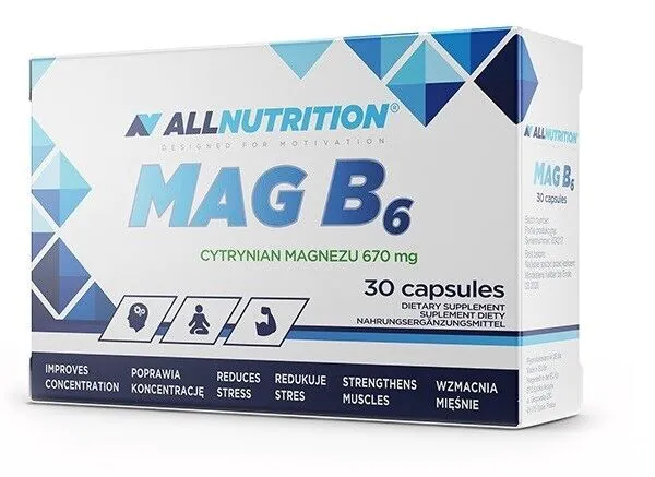 Allnutrition Mag B6, kapsule