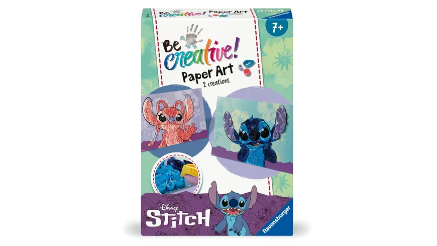 Ravensburger Beschäftigung - BeCreative Paper Art Quilling  Stitch - Bastelset