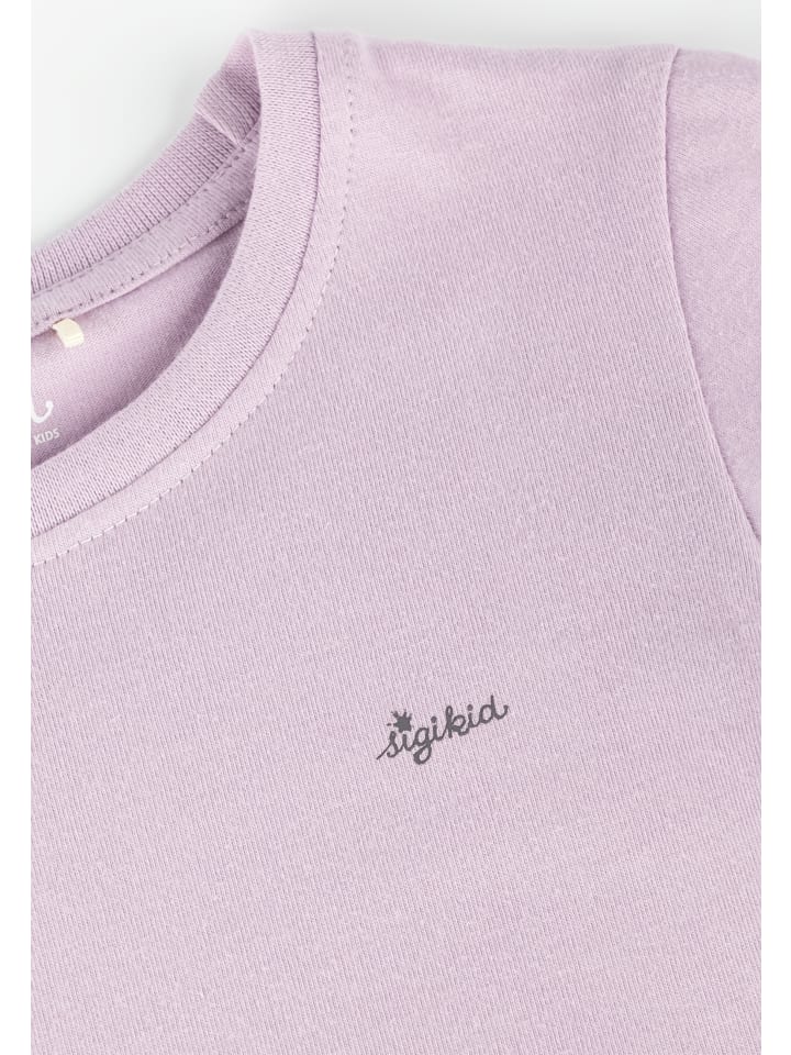 Sigikid Shorty Pyjama Kinder Schlafanzug in flieder/weiß günstig kaufen