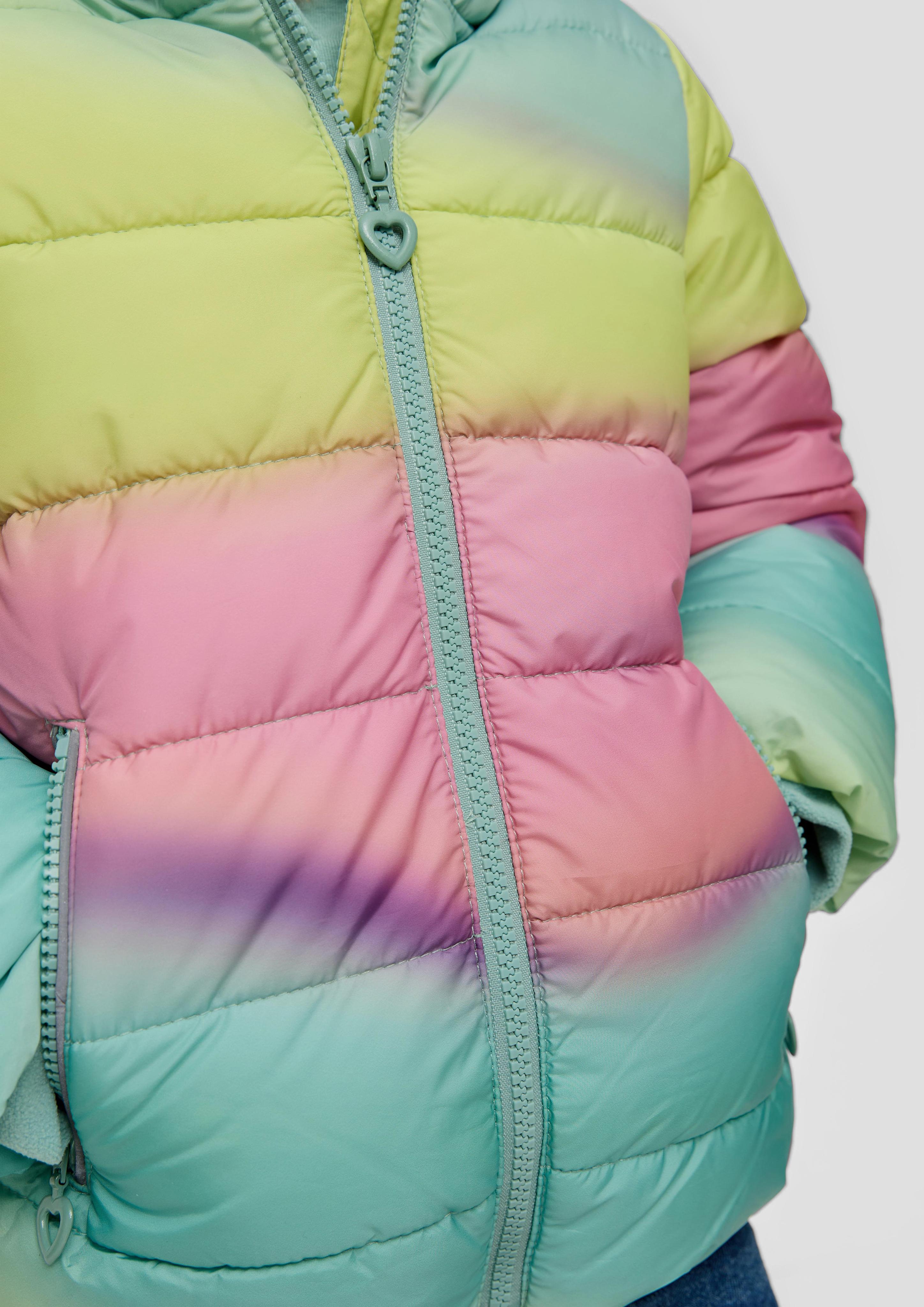 Steppjacke mit reflektierendem Print  2132170-72A2