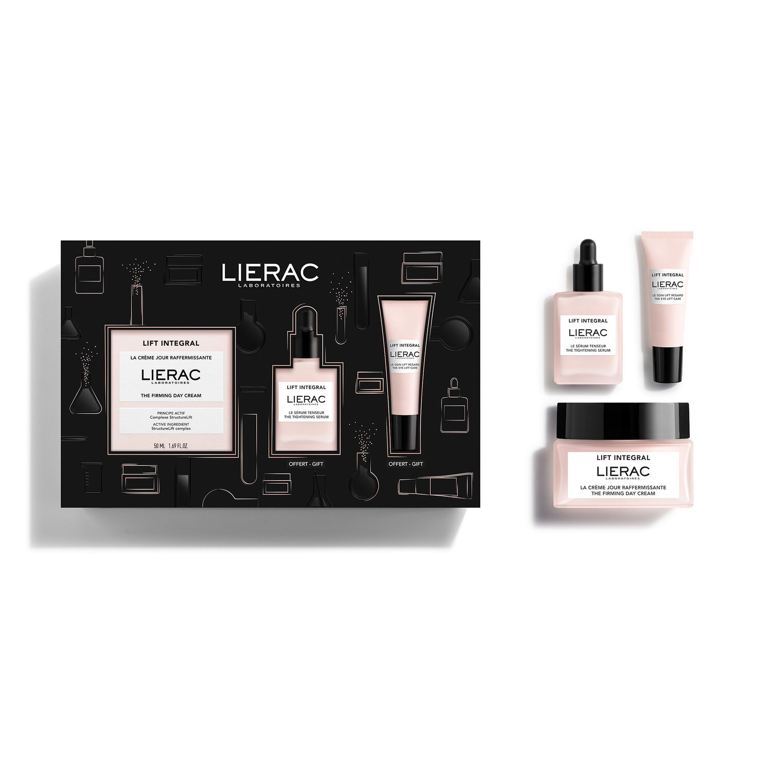 Lierac Lift Integral Coffret Anti-Age Lift Fermeté - Crème Jour 50ml + 2 Produits