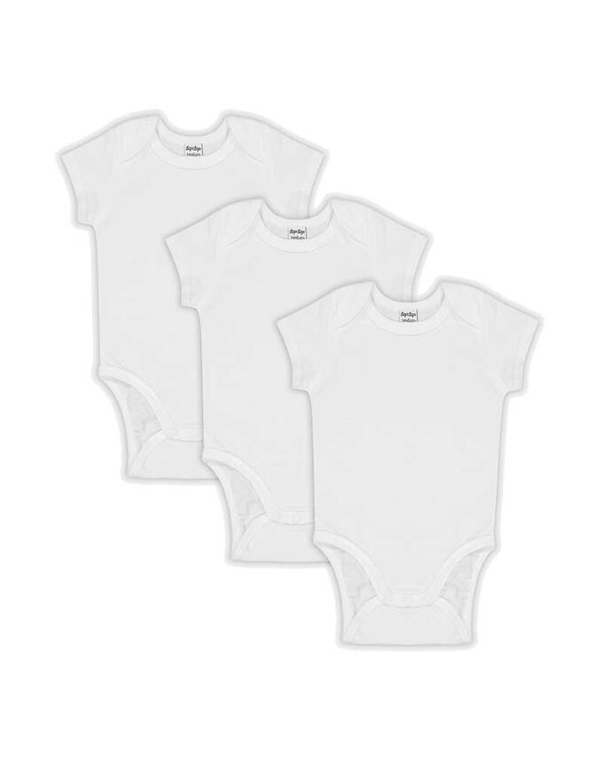 Newborn Kurzarmbody - 3er-Pack