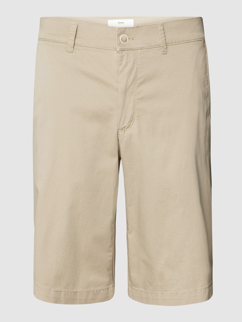 Bermudas mit Knopf- und Reißverschluss Modell 'BOZEN' in beige