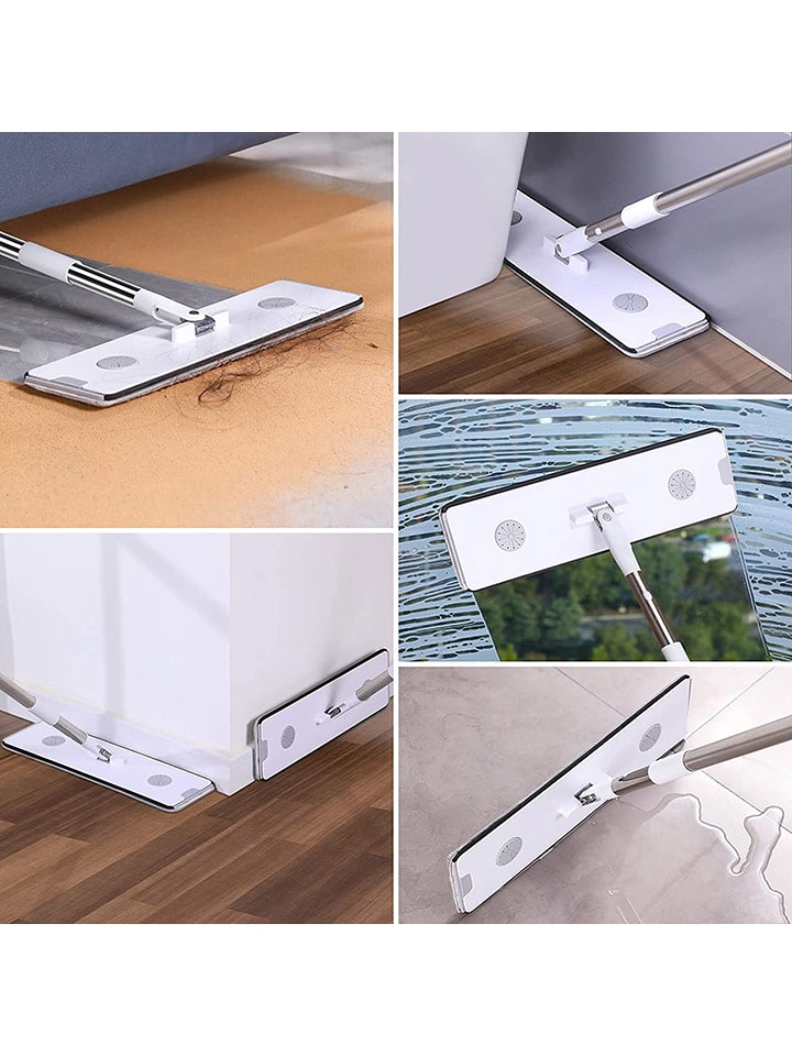 Joybos 2tlg. Bodenreiniger-Set in Weiß günstig kaufen onesize